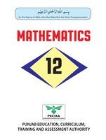 12th Class Mathematics Book cover Punjab Board PECTAA 2026-2027